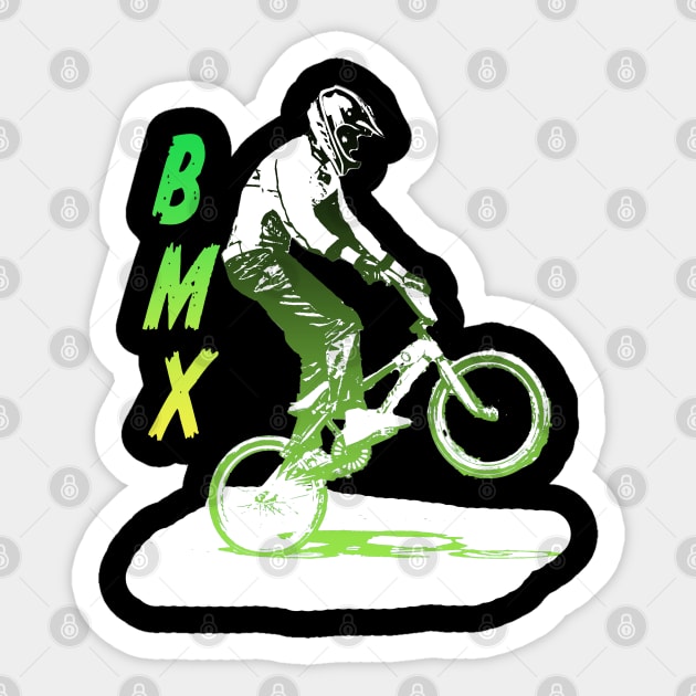 bmx racer Sticker by rickylabellevie